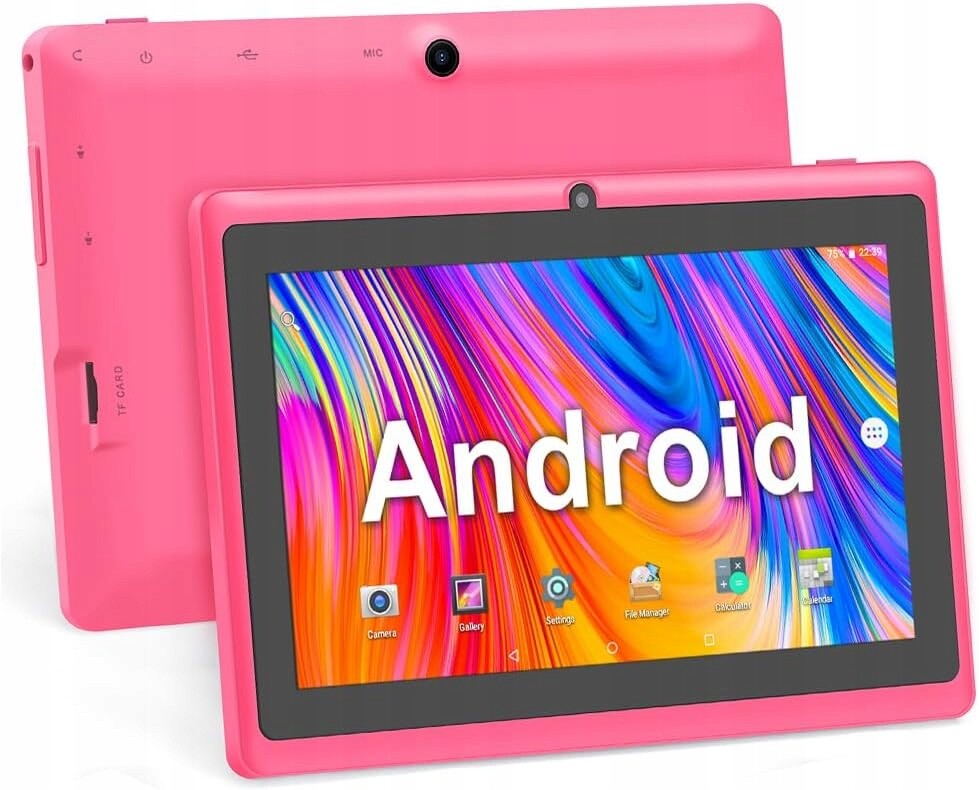 Haehne Q88 Tablet 7 palců Android 5.0 Quadcore 1GB Ram 8GB Rom Růžový