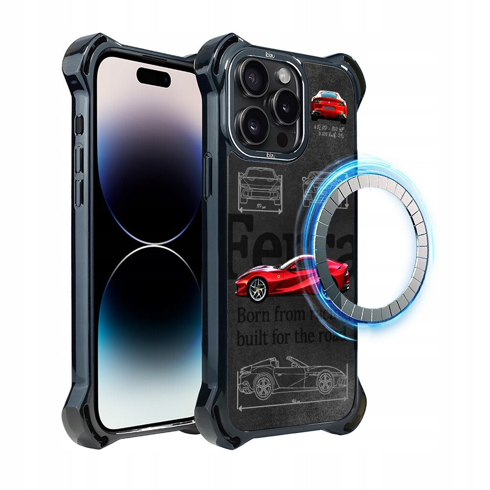 Pouzdro iPhone 14 Pro Ibizu DropGuard Ultra s MagSafe, 812 Superfast