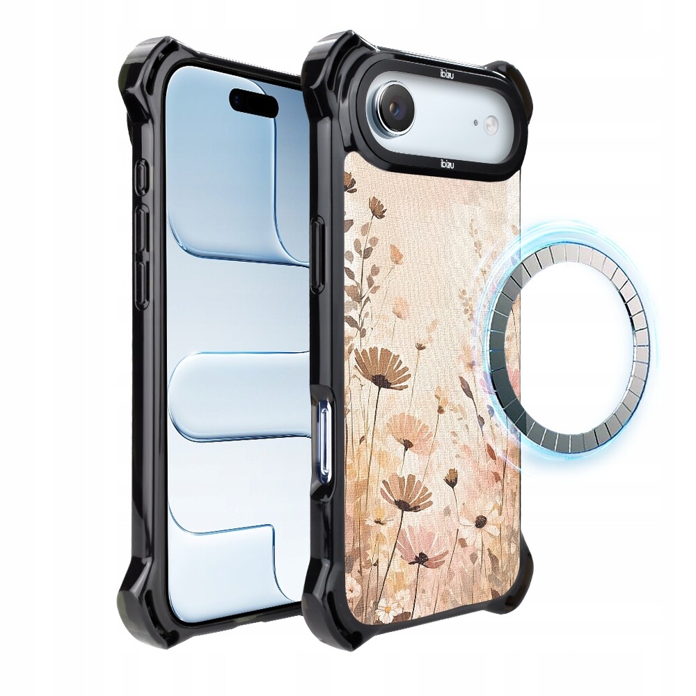 Ibizu DropGuard Ultra iPhone Air Pouzdro s MagSafe, Boho, Vintage květinami