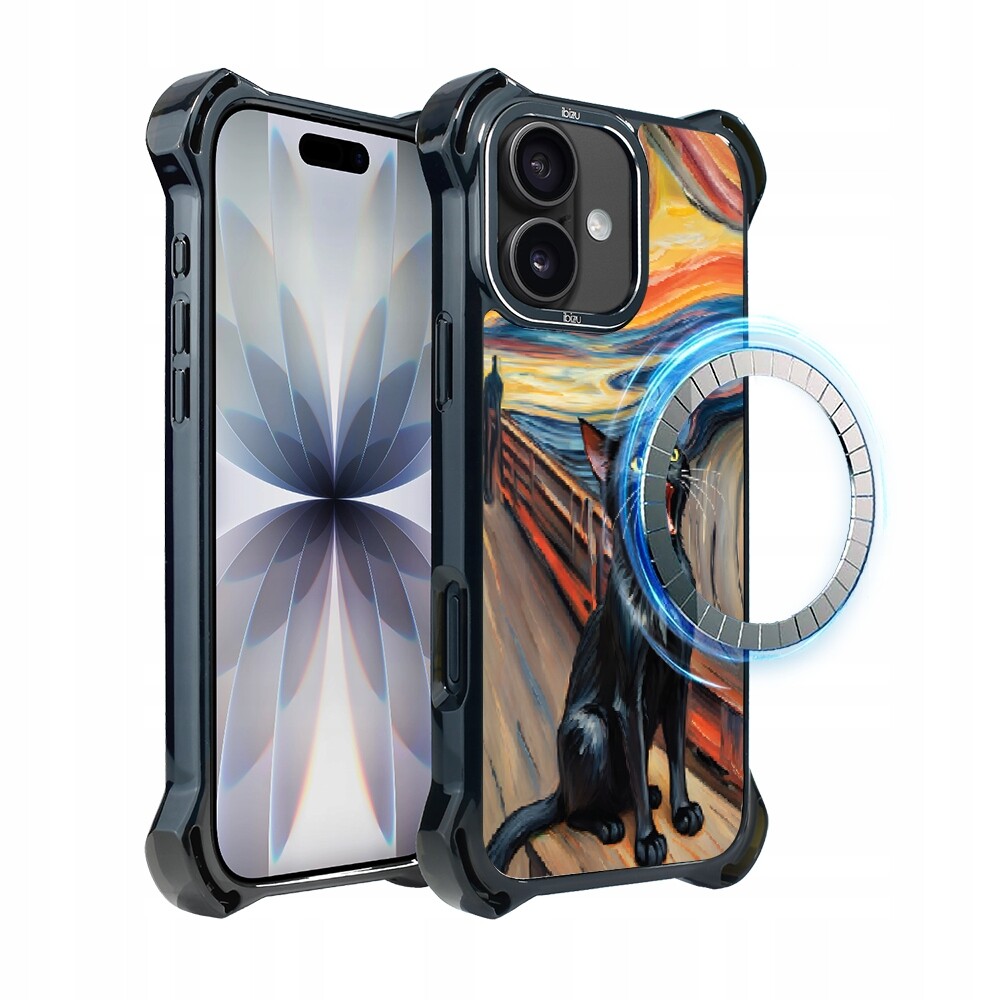 Pouzdro DropGuard Ultra pro iPhone 17 Ibizu s MagSafe, kočičí křik