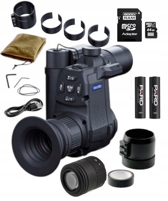 Nástavec pro noční vidění Pard NV-007SP2 4K Ir 850 nm Karta 64GB