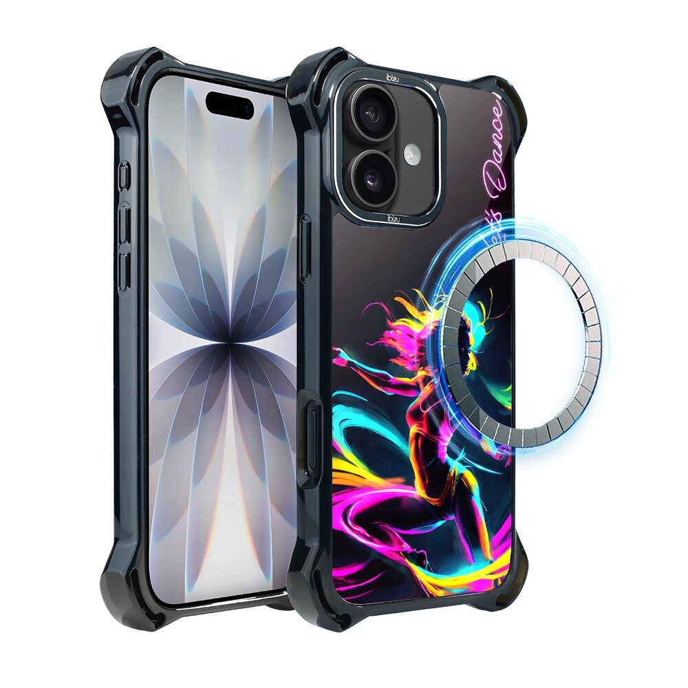 Pouzdro pro iPhone 17 Ibizu DropGuard Ultra s MagSafe, taneční rytmus