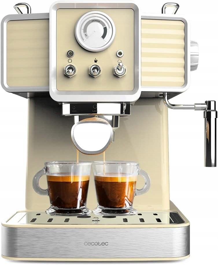 Espresso Cappuccino Cecotec Power Espresso 20 Retro 20 bar 1350 W