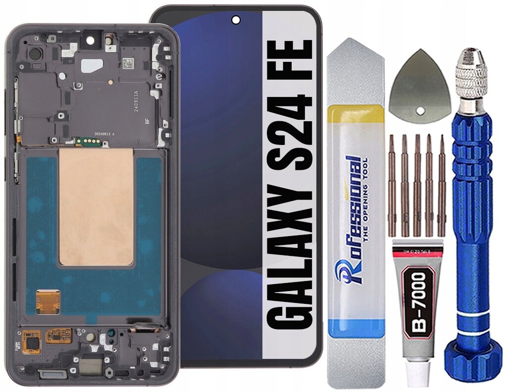 Displej Pro Samsung Galaxy S24 Fe S721 Oled Plný (full) Displej Rámeček