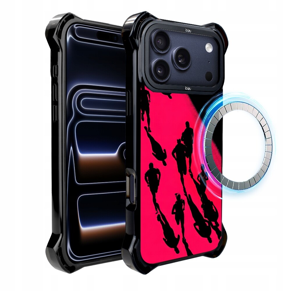 Pouzdro pro iPhone 17 Pro Ibizu DropGuard Ultra s MagSafe, #Move, Noční maraton