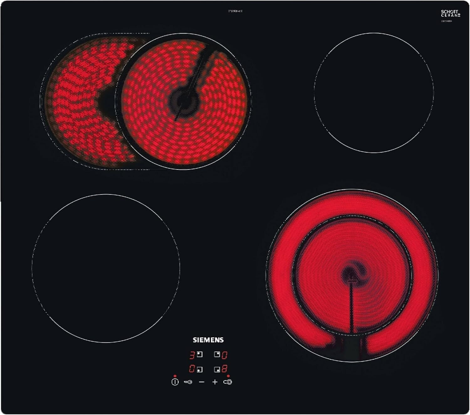Siemens iQ300 ET61RBNA1E varná deska Černá