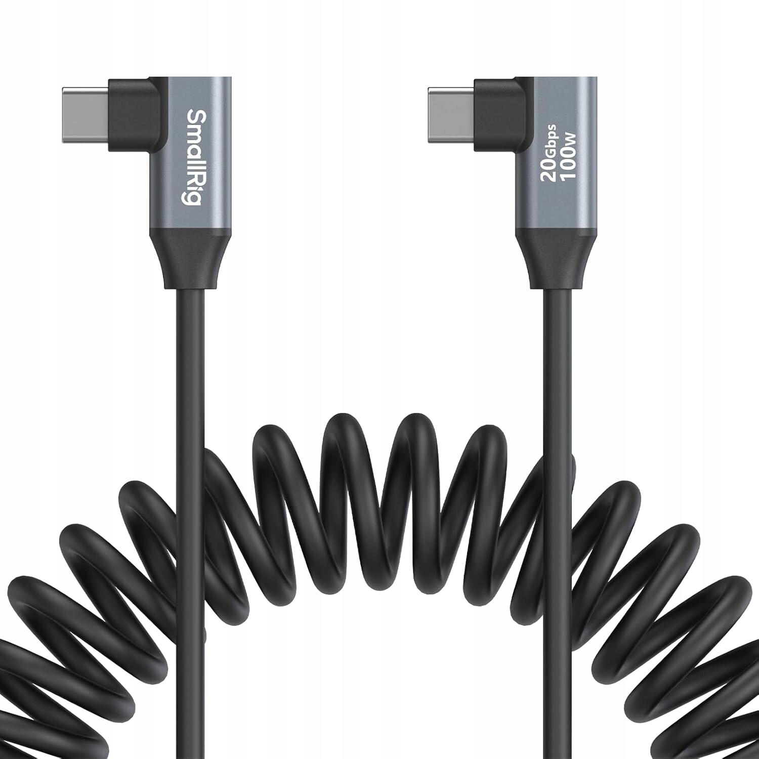 Smallrig Usb C kabel 100W 20Gbps spirála pro iPhone iPad MacBook