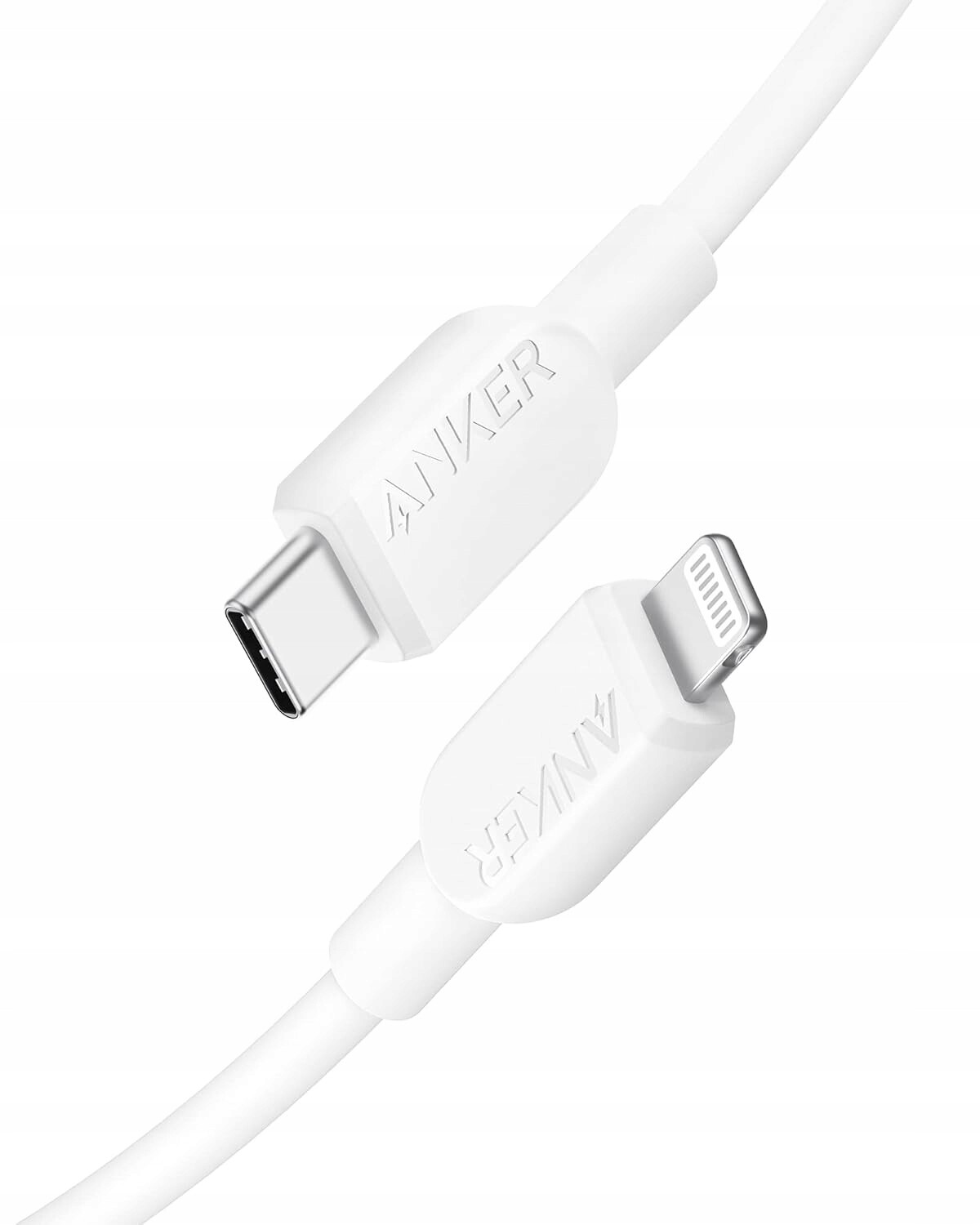 Anker Kabel 310 Usb-c Lightning Rychlé nabíjení 0,9 m MFi Odolný Bílý