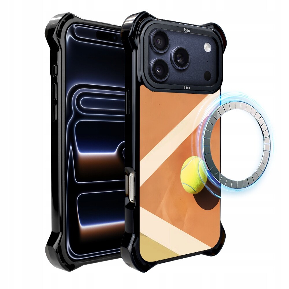 Pouzdro pro iPhone 17 Pro Ibizu DropGuard Ultra s MagSafe, #Move, tenisové