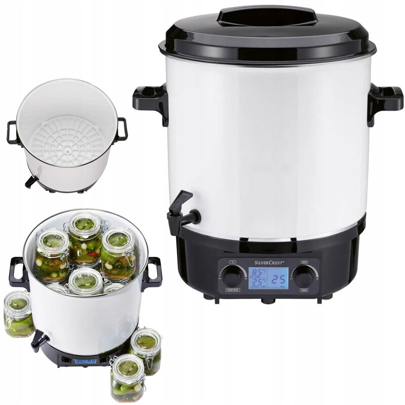 Automat Elektrický hrnec pro pasterizaci sklenic Sead 1800 Digitální 24 l