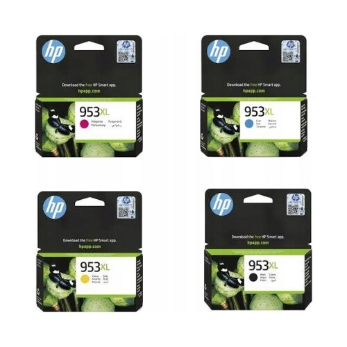 Inkoust Hp 953XL L0S70AE+F6U16AE F6U17AE F6U18AE sada