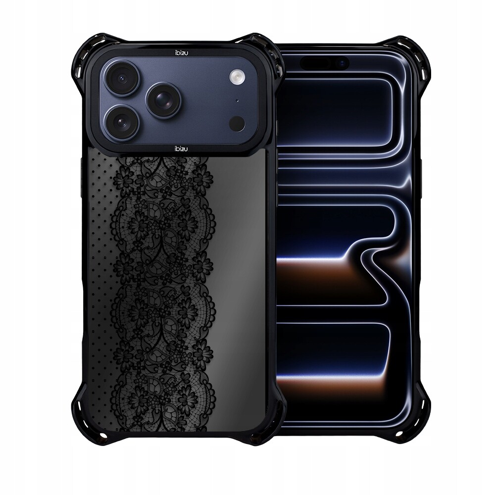 Pouzdro pro iPhone 17 Pro Ibizu DropGuard Ultra s MagSafe, ozdobná krajka