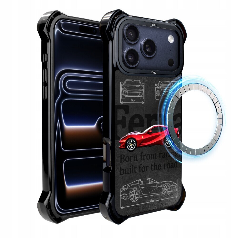 Pouzdro iPhone 17 Pro Ibizu DropGuard Ultra s MagSafe, 812 Superfast