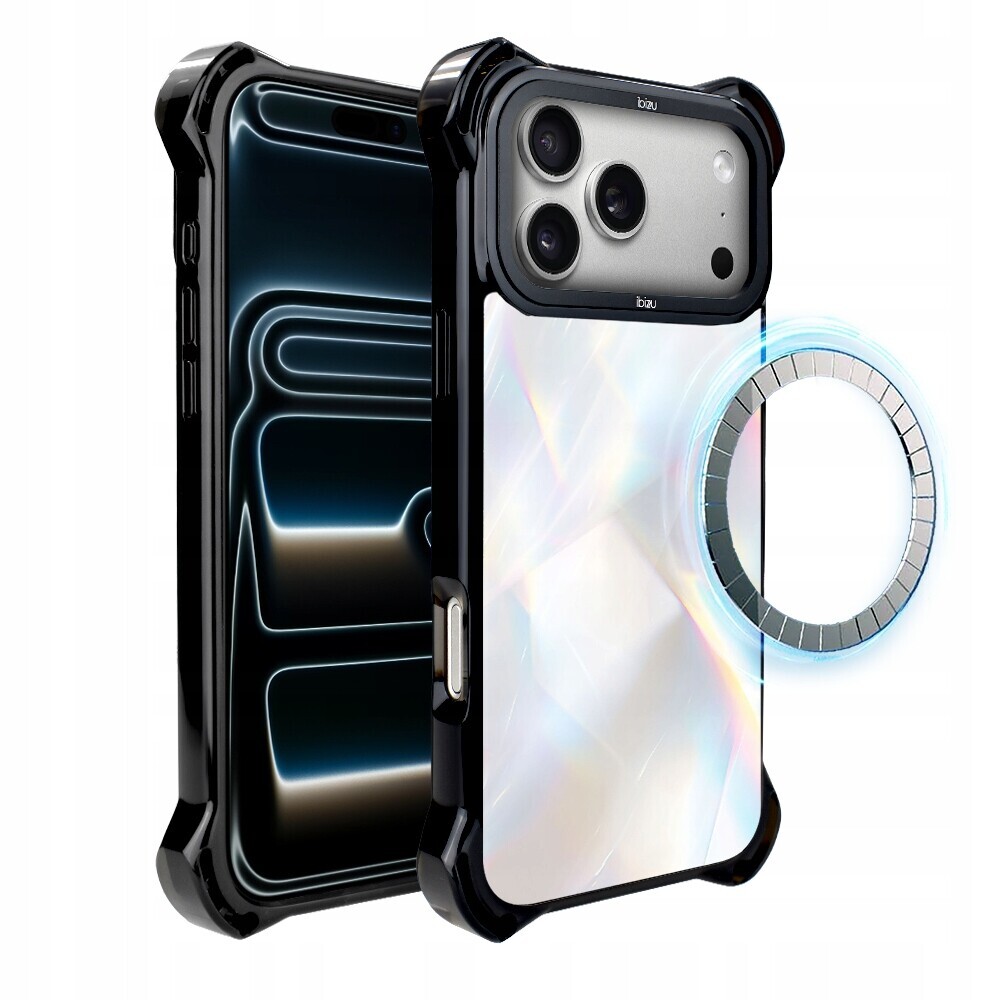Pouzdro pro iPhone 17 Pro Ibizu DropGuard Ultra s MagSafe a opálovým diamantem