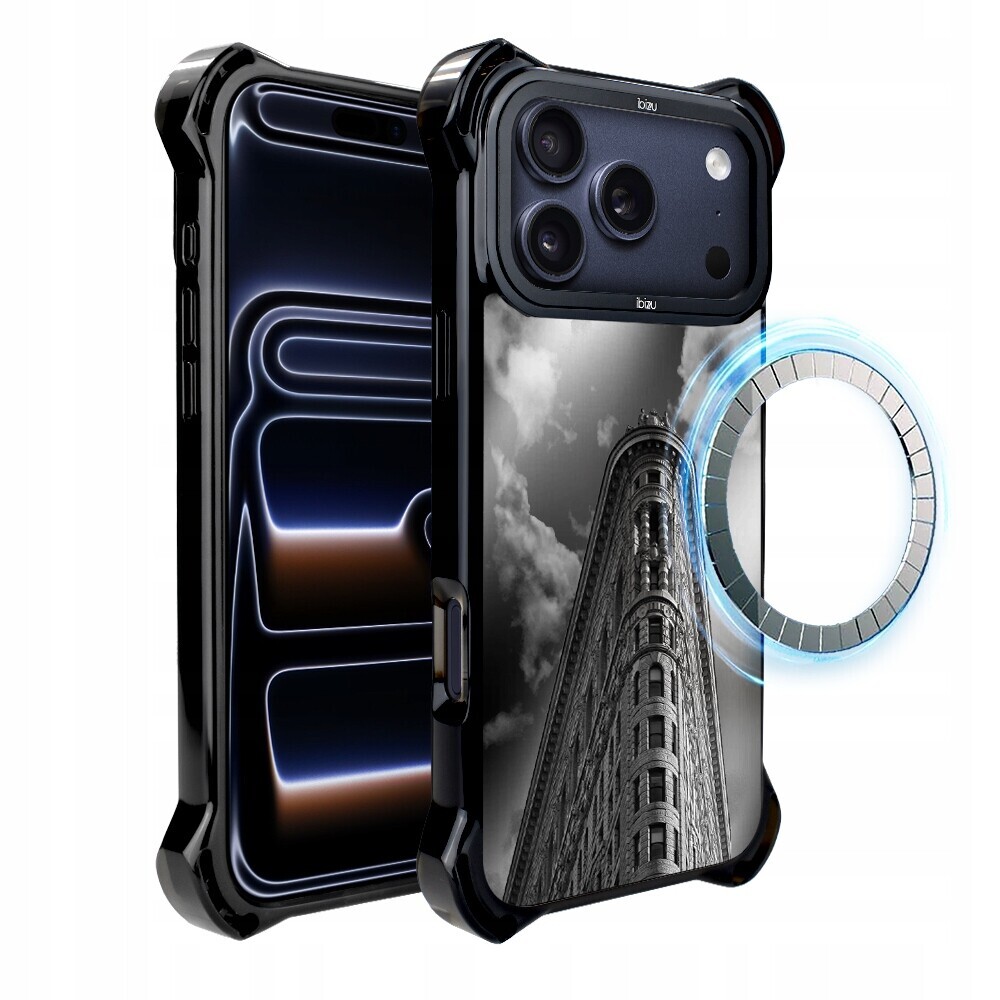 Pouzdro iPhone 17 Pro Max Ibizu DropGuard Ultra s MagSafe, Flatiron