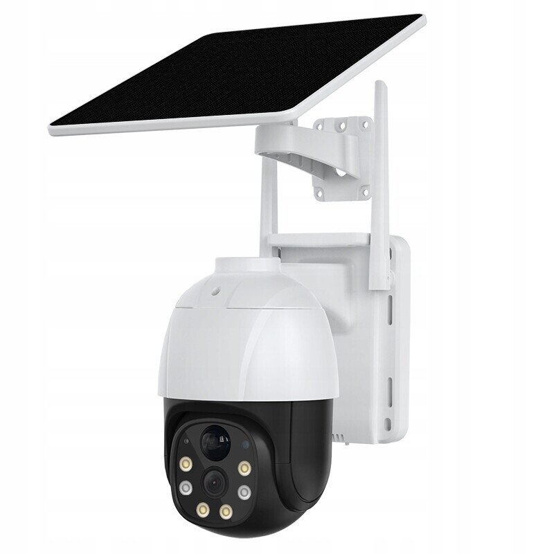 Venkovní Otočná Kamera Solární Objektiv 3MPX Wifi Bezdrátový Náhled