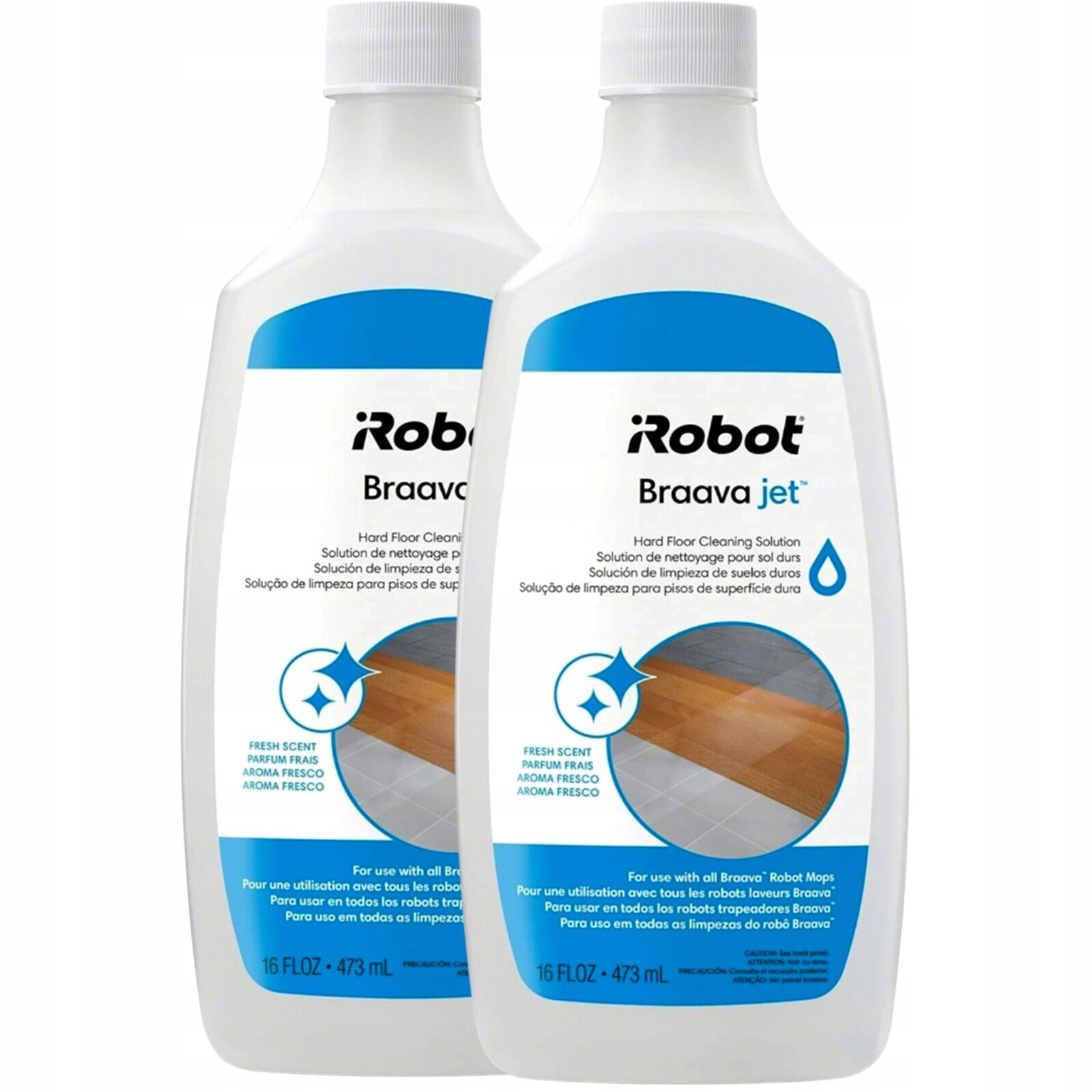 2x Tekutina, koncentrát iRobot Braava Jet M6, Roomba Combo i/j/105/205/405/505