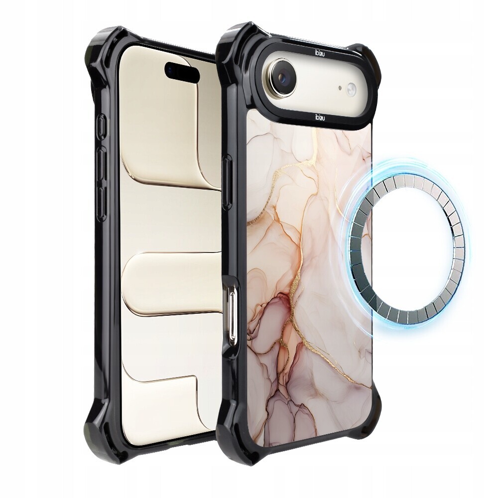 Pouzdro pro iPhone Air Ibizu DropGuard Ultra s MagSafe, růžový alabastr