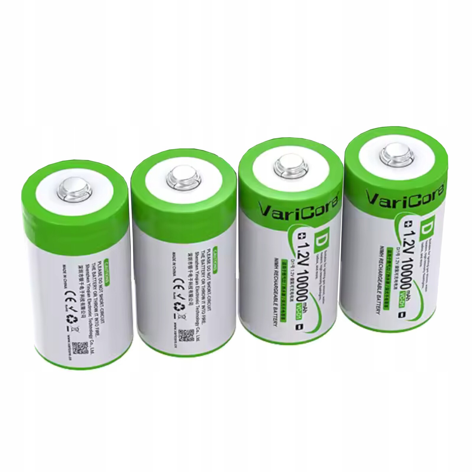 Akumulátor baterie s článkem VariCore VC-D1 D (R20) Ni-MH 1.2V 10000mAh 4ks