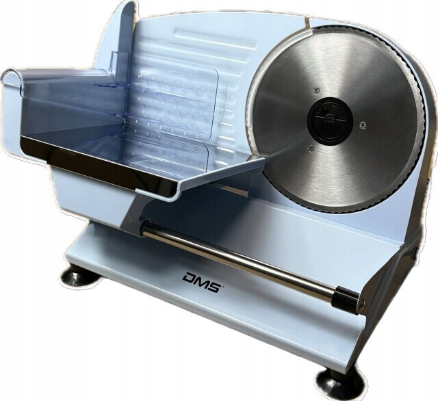 Ocelový kráječ na chléb a uzeniny sera 400W Dms AS-400 modrý