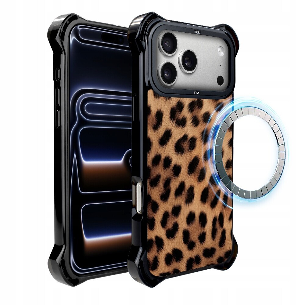 Pouzdro iPhone 17 Pro Max Ibizu DropGuard Ultra s MagSafe, Pantera