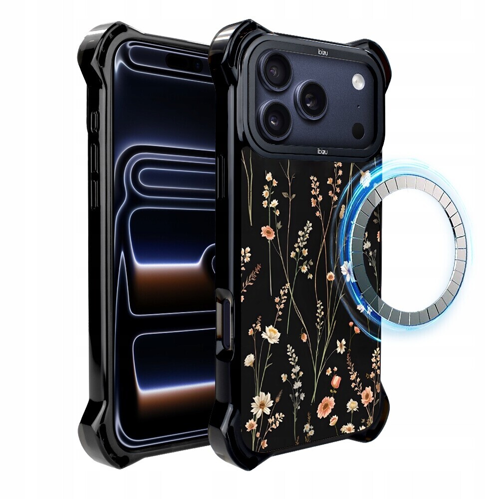 Pouzdro pro iPhone 17 Pro Max Ibizu DropGuard Ultra s MagSafe, severní zahrada
