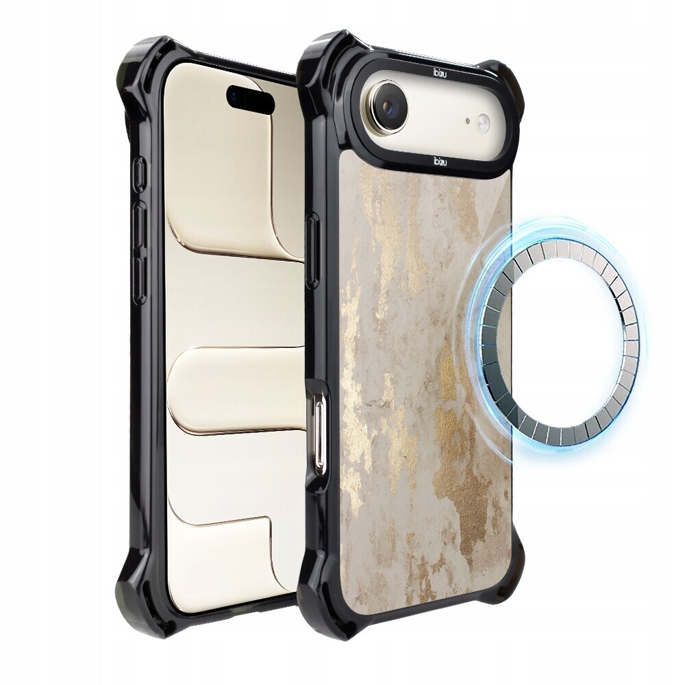 Pouzdro pro iPhone Air Ibizu DropGuard Ultra s MagSafe, šampaňské zlato