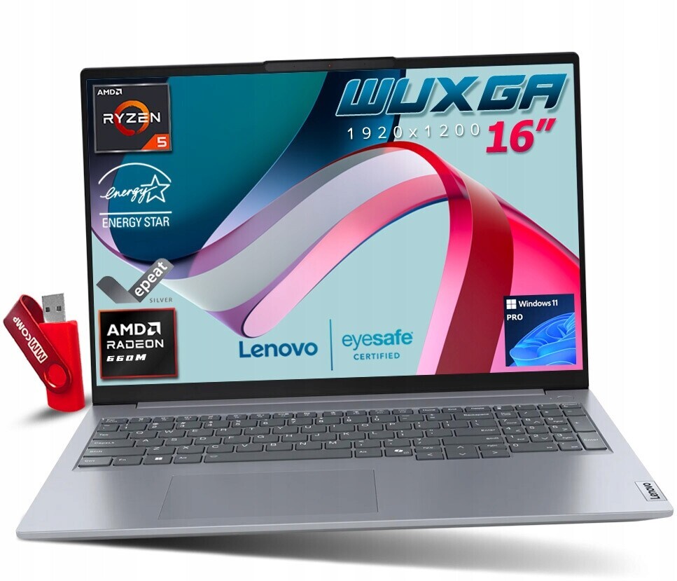 Notebook Lenovo ThinkBook 16 G7 Arp Ryzen 5 32GB 2TB Ssd 1920*1200 Ips W11