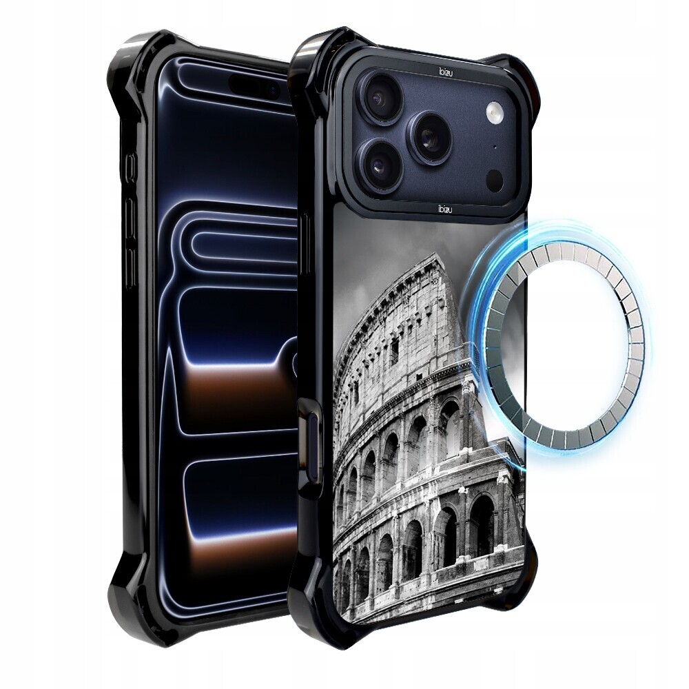 Pouzdro iPhone 17 Pro Max Ibizu DropGuard Ultra s MagSafe, Colosseum