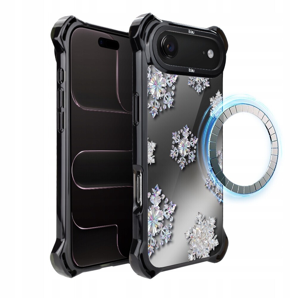 Pouzdro pro iPhone Air Ibizu DropGuard Ultra s MagSafe, Královské vločky