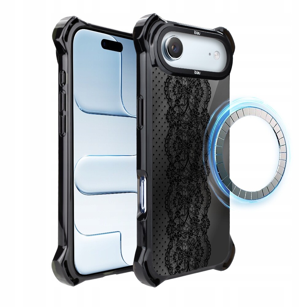 Pouzdro pro iPhone Air Ibizu DropGuard Ultra s MagSafe, ozdobná krajka