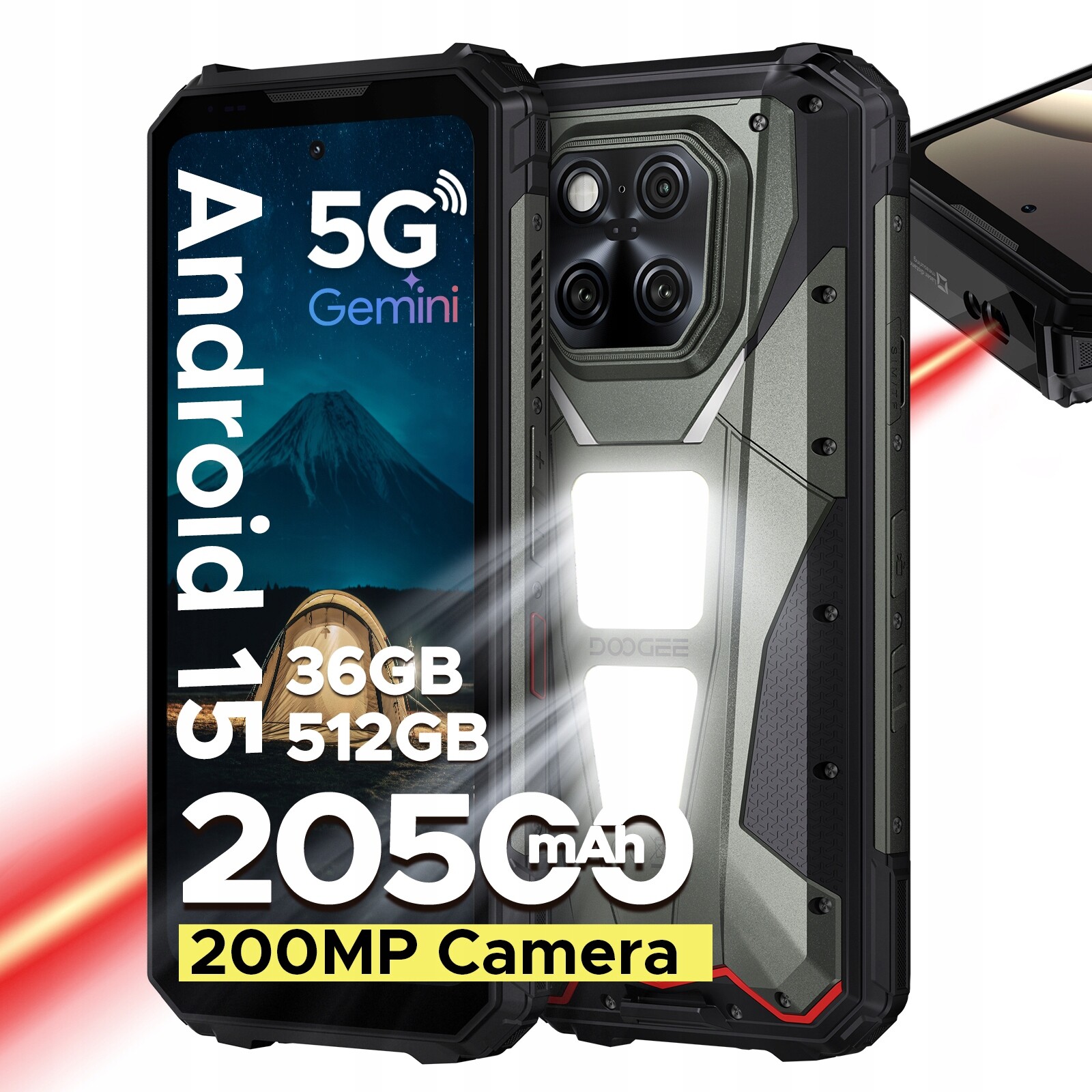 Smartphone Doogee VMaxLR 5G 36+512 Gb 20500 mAh 6,78