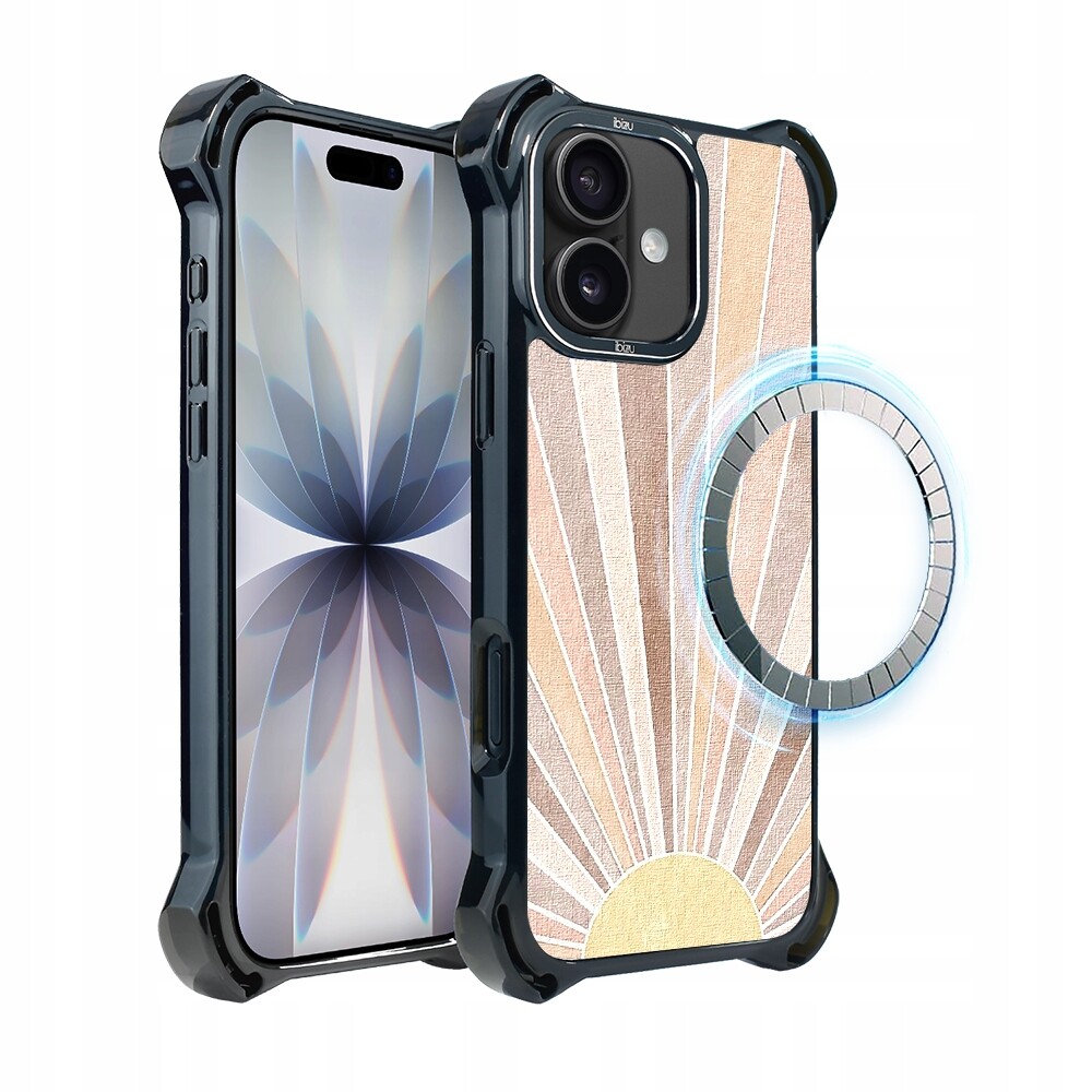 Pouzdro pro iPhone 17 Ibizu DropGuard Ultra s MagSafe, Boho, Východ slunce