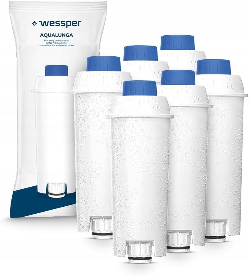 Náhradní filtr DeLonghi DLSC002 Wessper aktivní uhlí 6 kusů