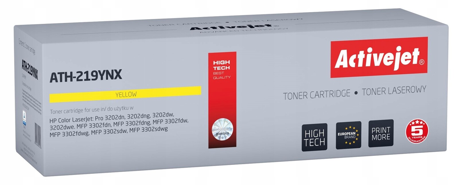 Activejet toner pro Hp 219X W2192X new ATH-219YNX