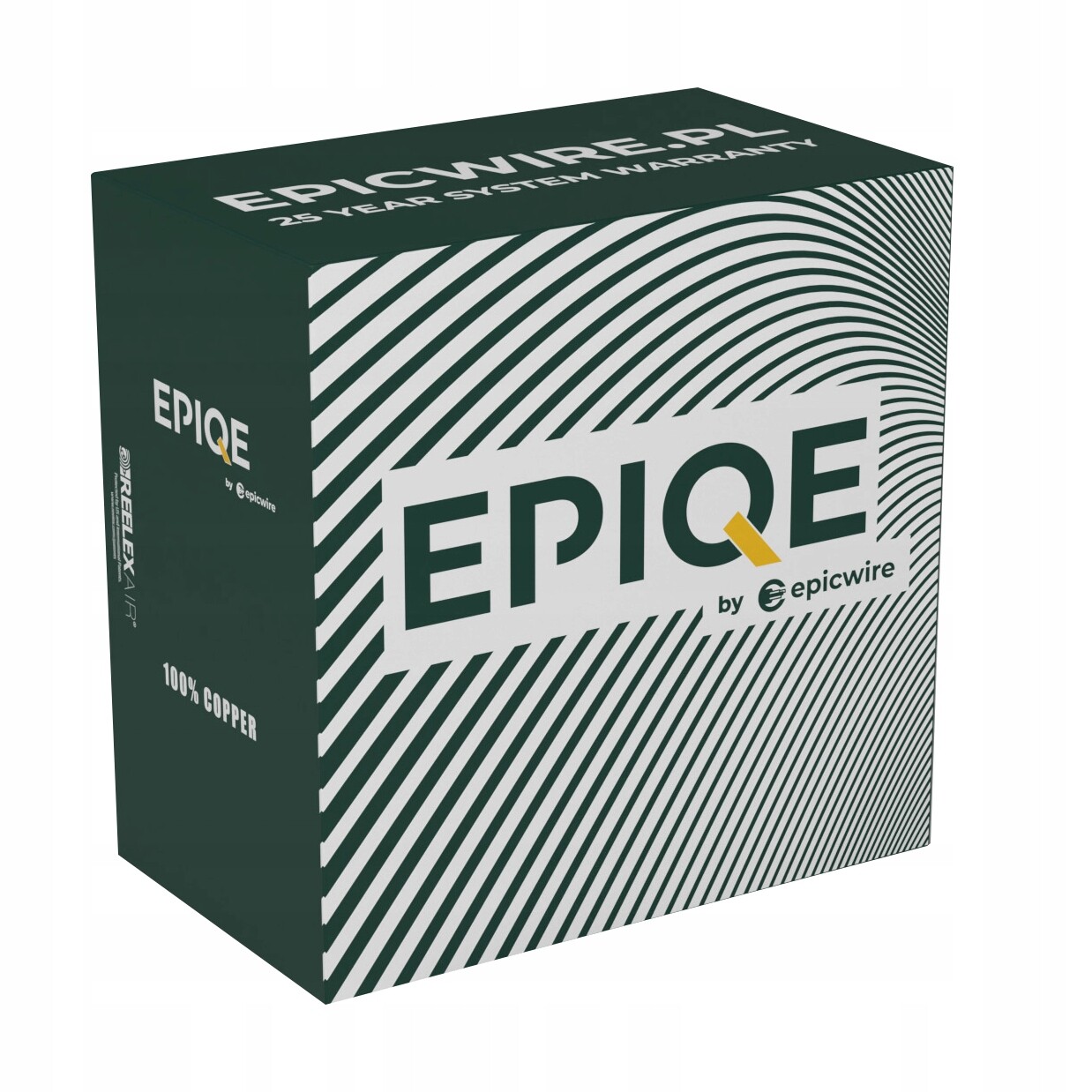 Epiqe Kabel kroucený 100% měď Cat.6 F/utp 4*2*0,51 PVC-Eca 305 m vnitřní