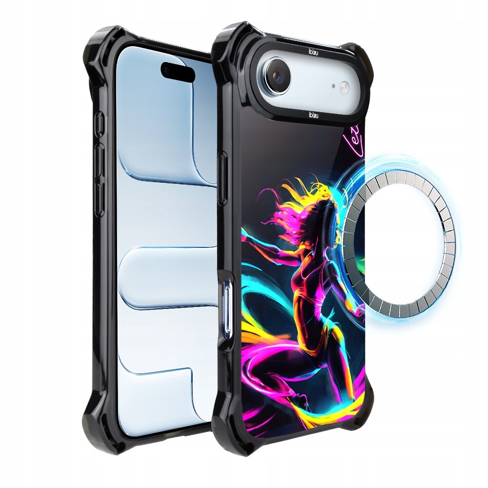 Pouzdro pro iPhone Air Ibizu DropGuard Ultra s MagSafe, taneční rytmus