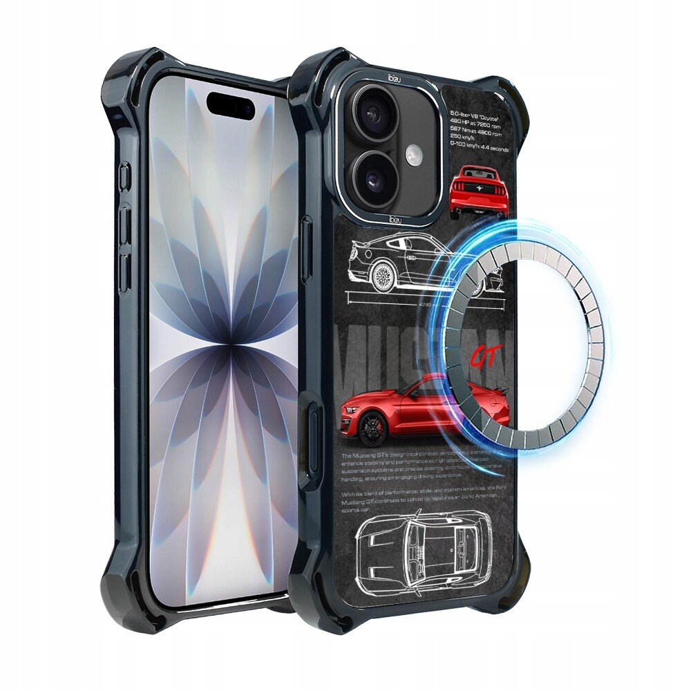 Pouzdro Ibizu DropGuard Ultra iPhone 17 s MagSafe, Gt V8 „Coyote“