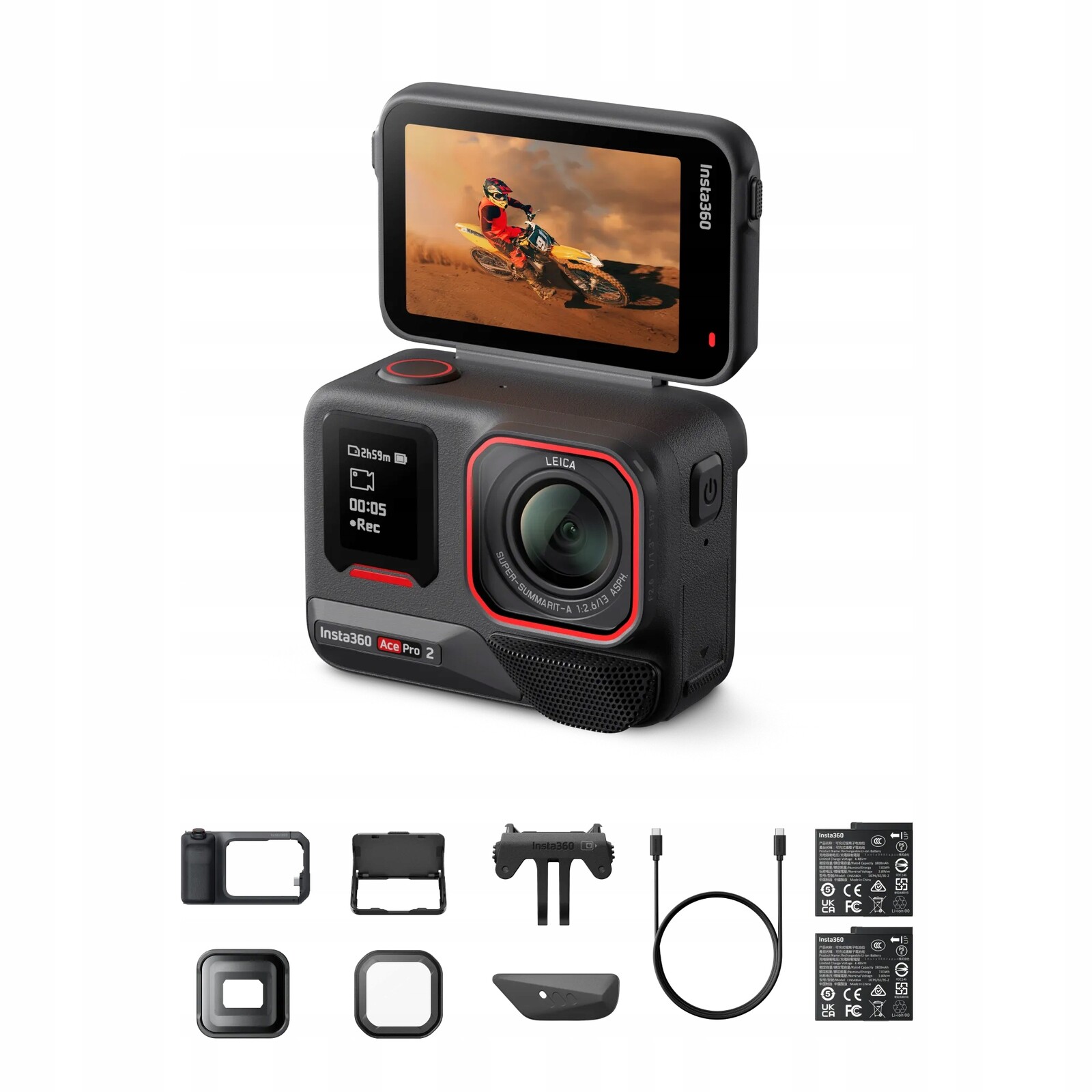 Sportovní kamery 8K Insta360 Ace Pro 2 Videography Bundle Limited Edition