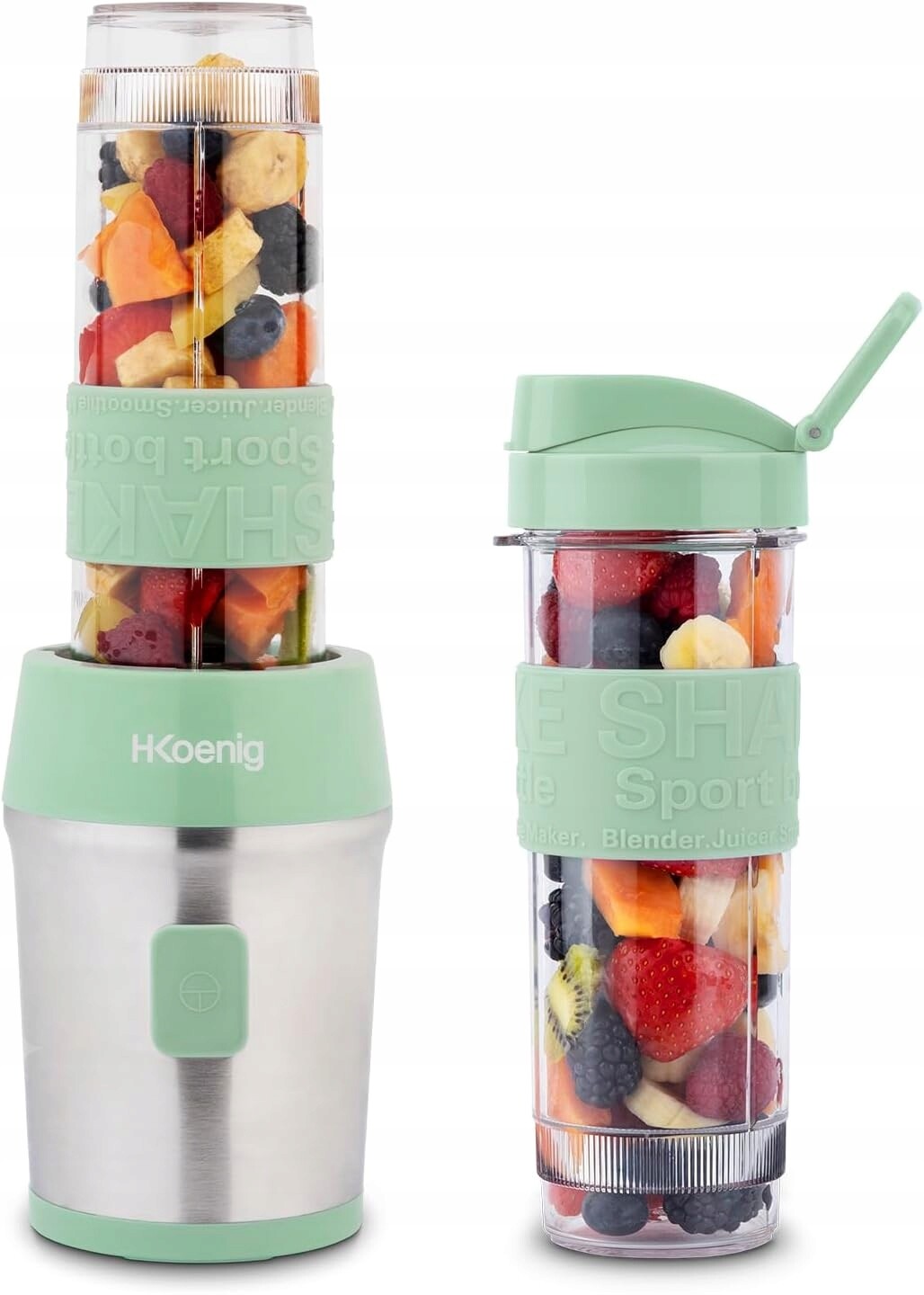 Smoothie mixér H.Koenig SMOO18 Pastelově zelený 570 ml 300 W
