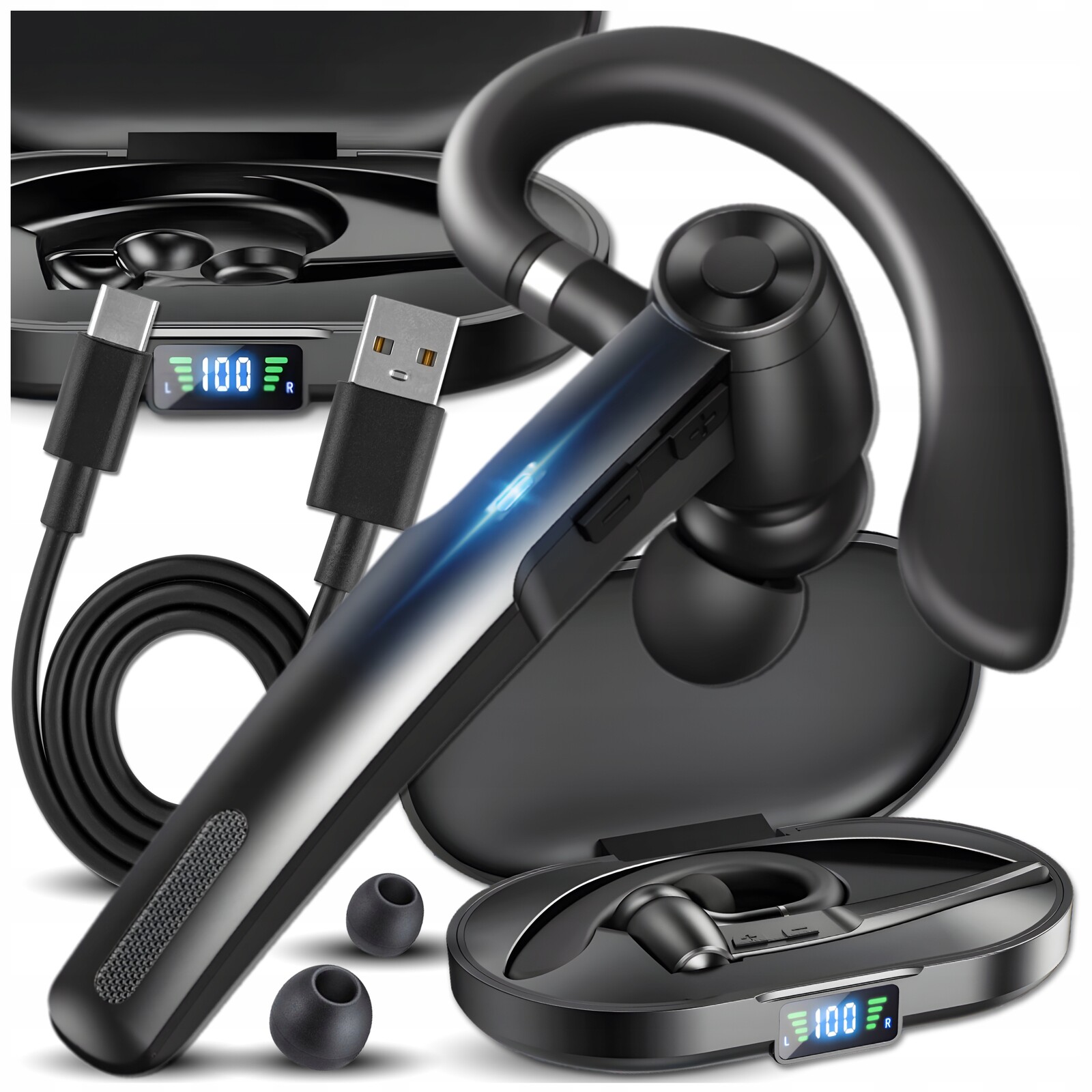 Bezdrátová Sluchátka Bluetooth Pro Řidiče Do Auta