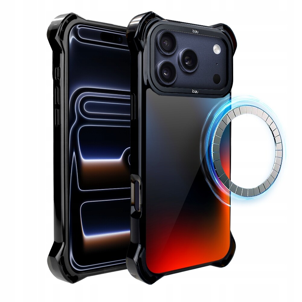 Pouzdro Ibizu DropGuard Ultra s MagSafe pro iPhone 17 Pro Max, půlnočně modré