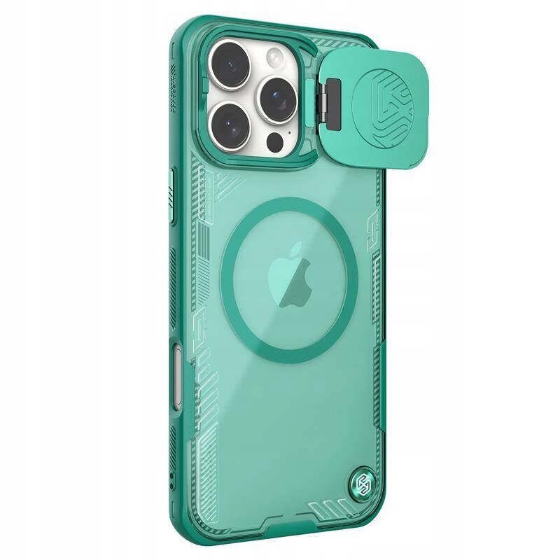 Nillkin CamProp pouzdro pro iPhone 16 Pro Max, stojan, zelená barva