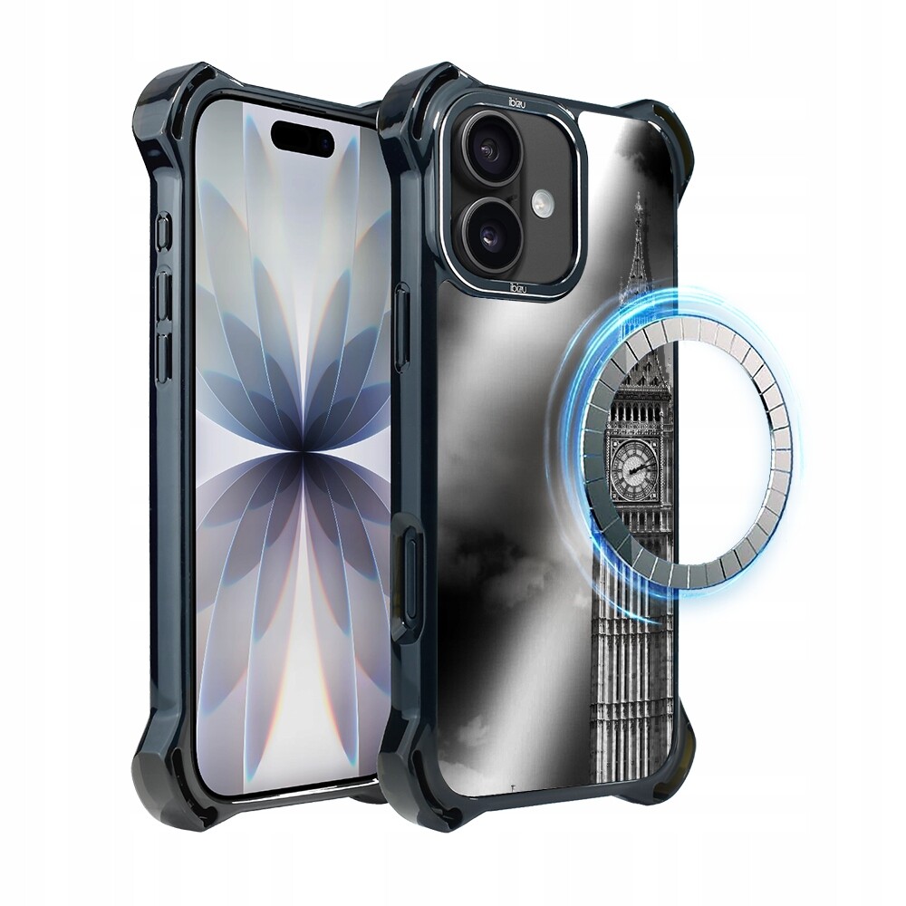Pouzdro pro iPhone 17 Ibizu DropGuard Ultra s MagSafe, Noir City, Big Ben