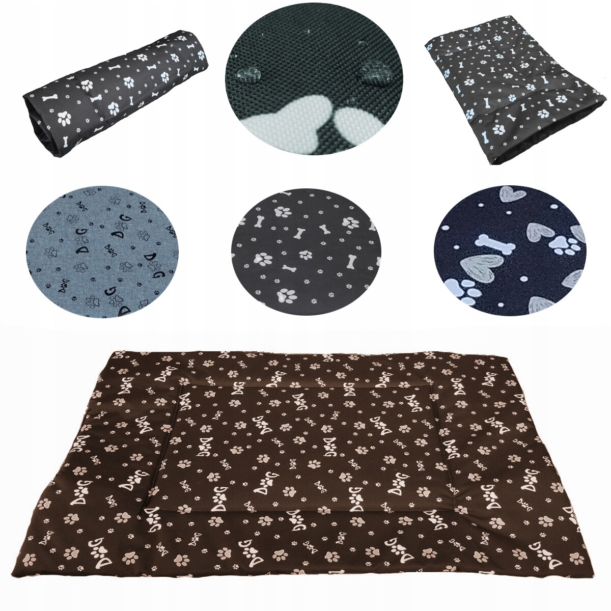 Pelíšek pro psa králíka a kočku, podložka do auta 120x75 voděodolná