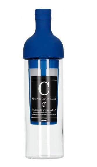 Hario láhev na ledovou kávu Cold Brew Modrá FIC-70-YB