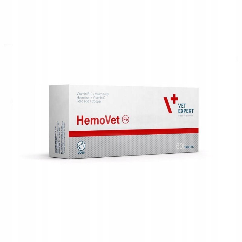 Vetexpert Hemovet 60 Tab Na Anémii Anémie Pro Psa Kočku Vitamíny