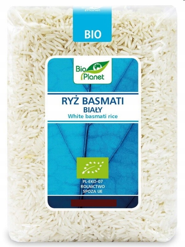 2x Bio Planet Rýže basmati bílá 1kg Bio
