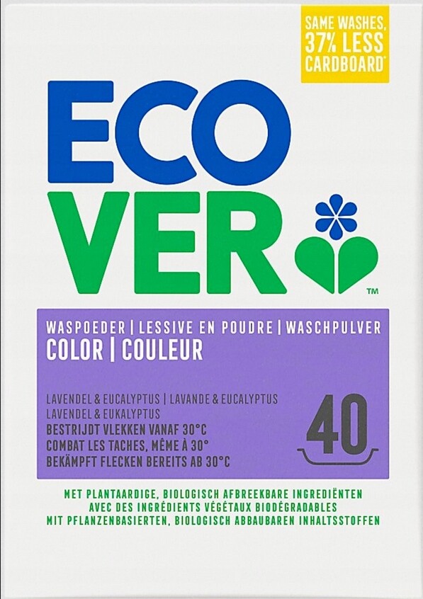 Ecover Prášek Na Barevné Prádlo S Levandulí 3 Kg 40 Praní 7D47