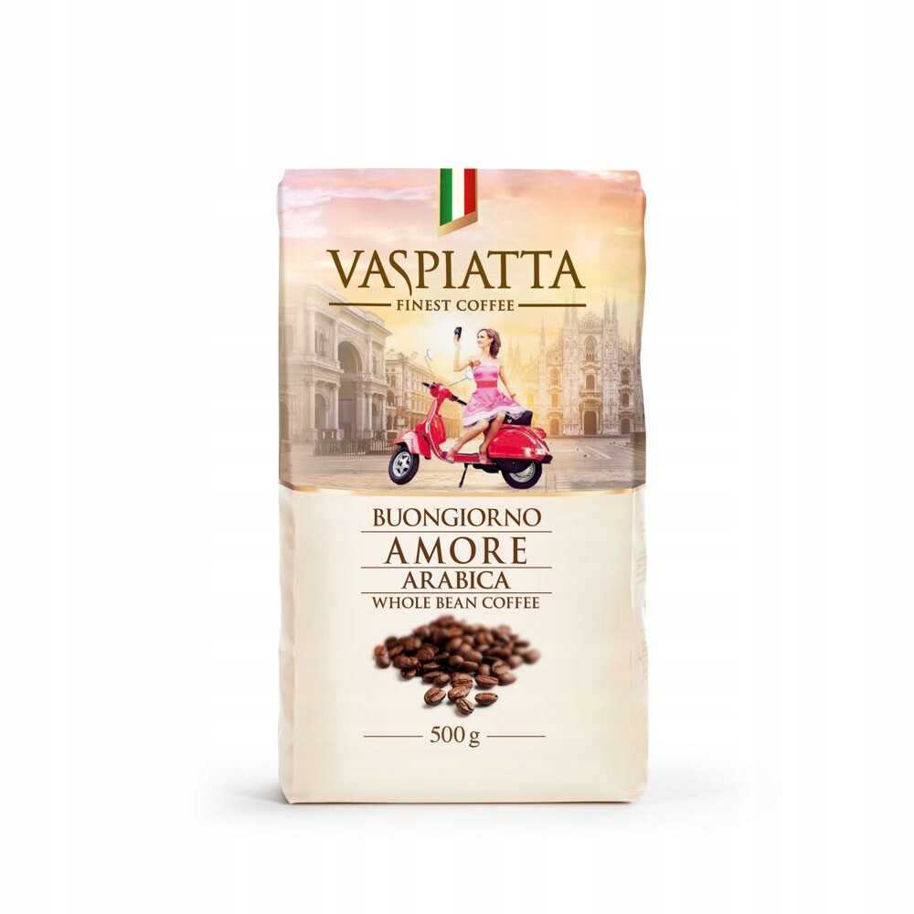 Vaspiatta Káva Zrnková směsná Vaspiatta Buongiorno Amore 500 g